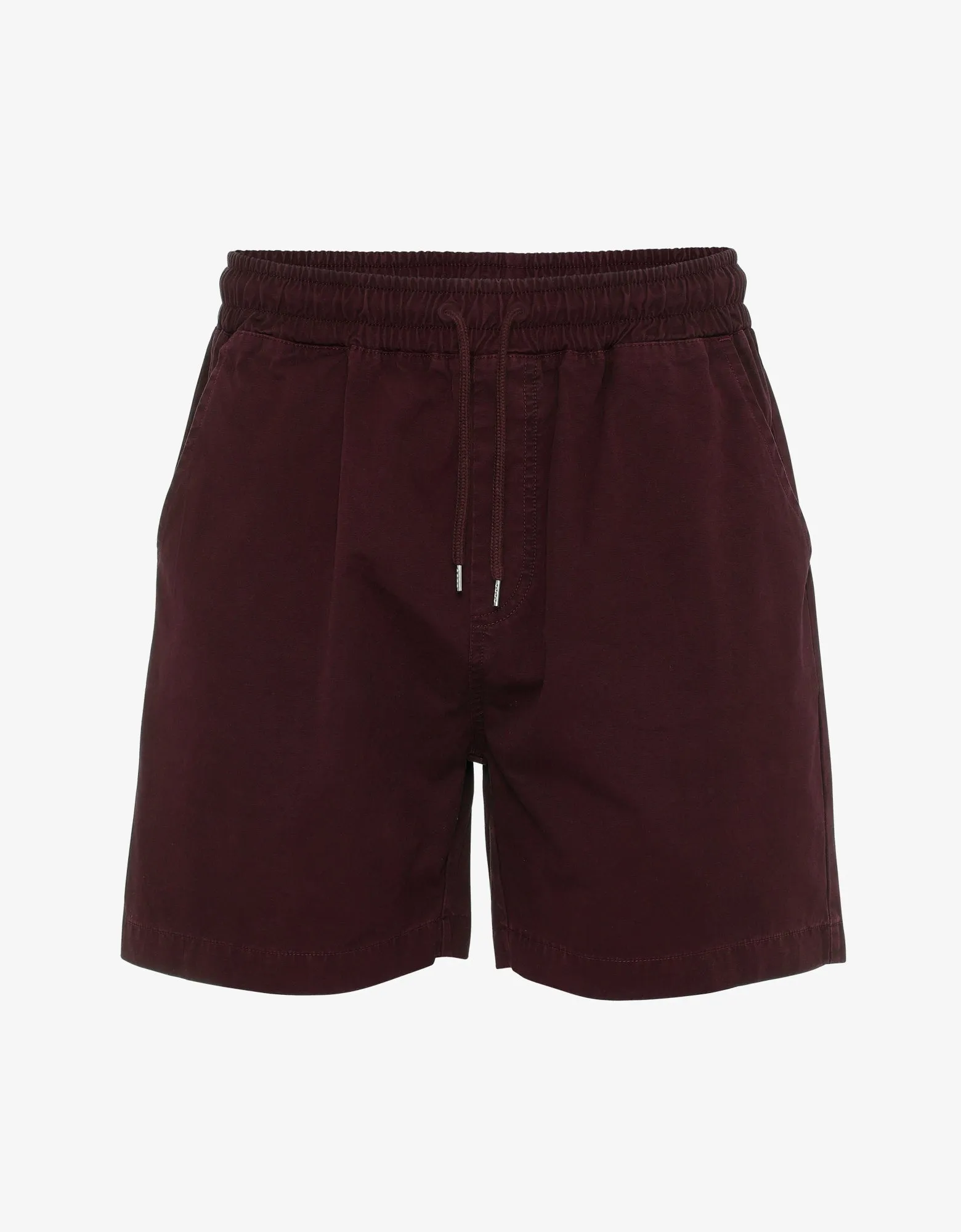 Organic Twill Shorts - Oxblood Red