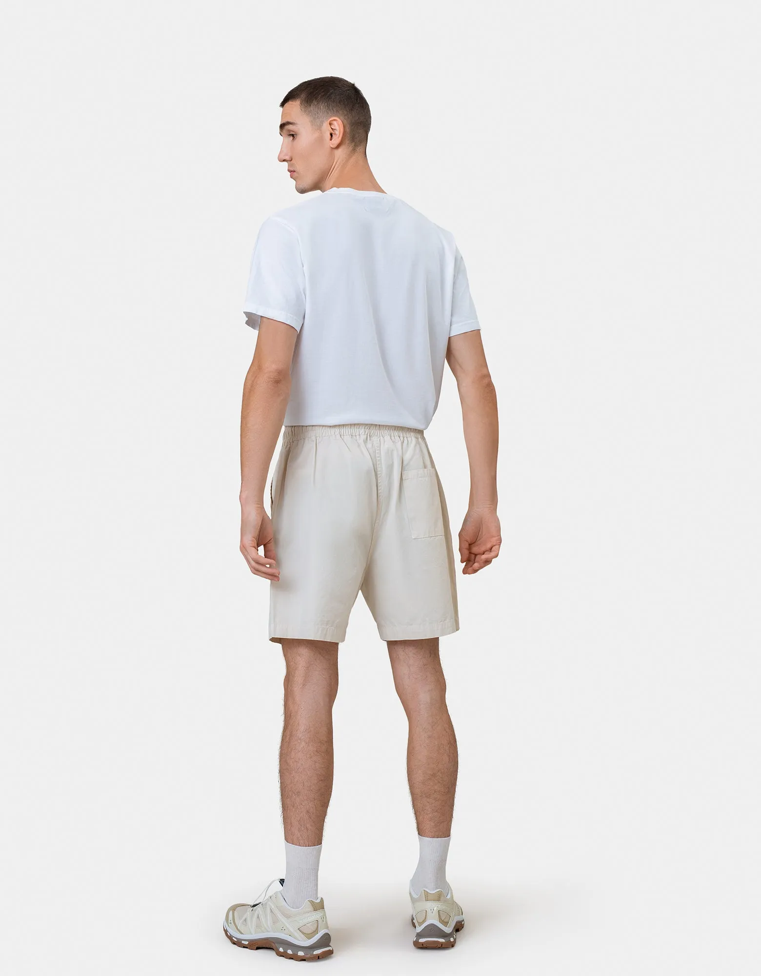 Organic Twill Shorts - Oxblood Red