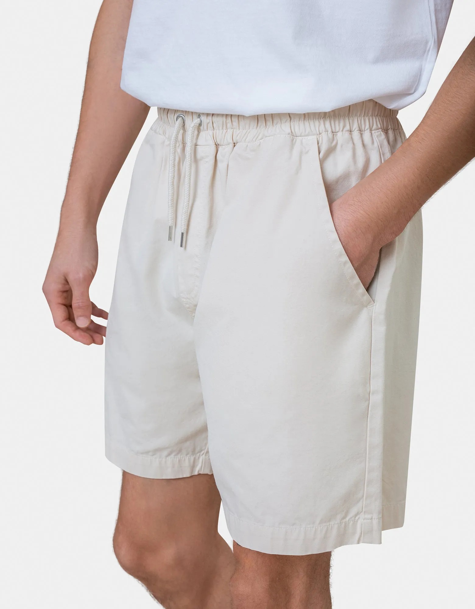 Organic Twill Shorts - Oxblood Red