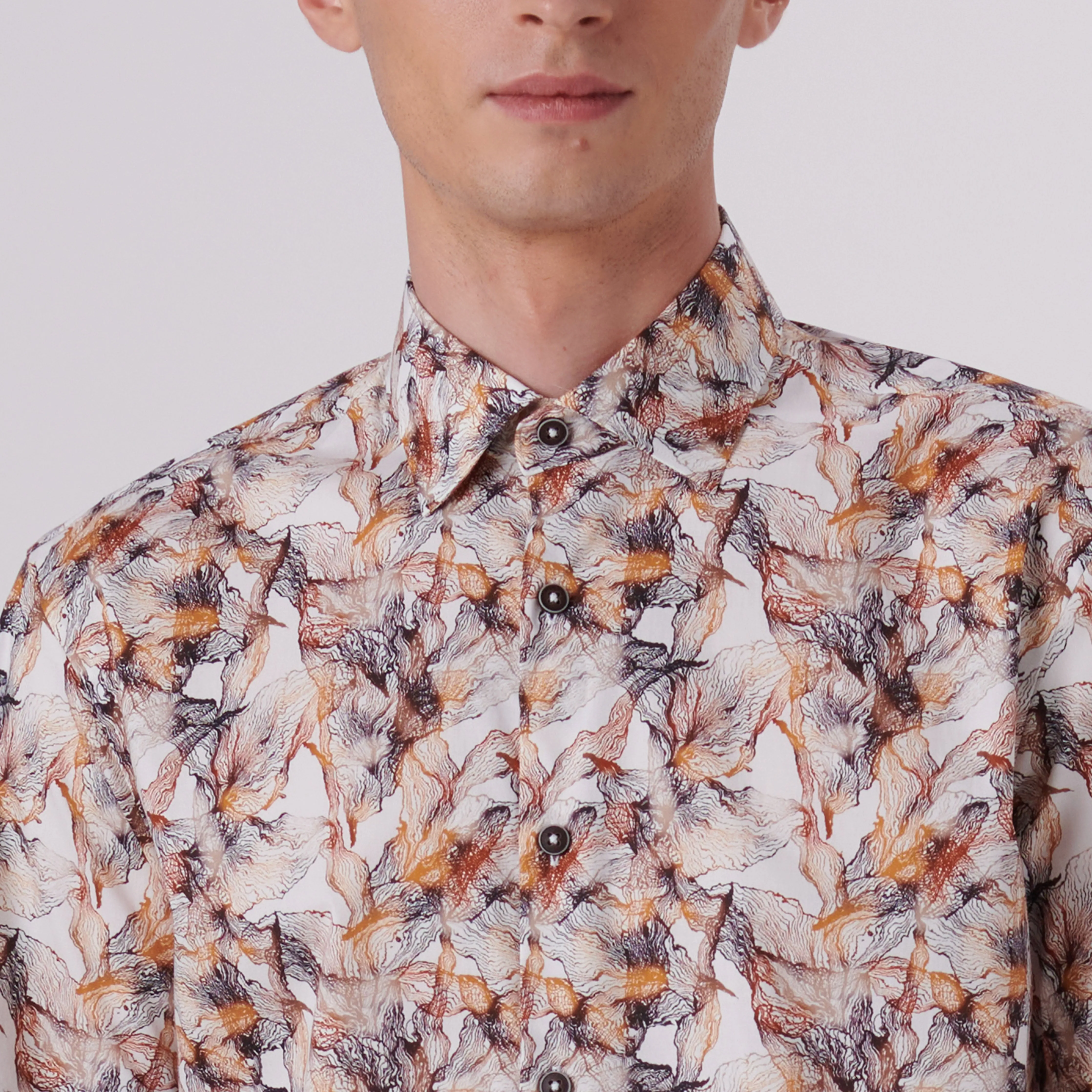 Orson Abstract Print Short Sleeve Shirt