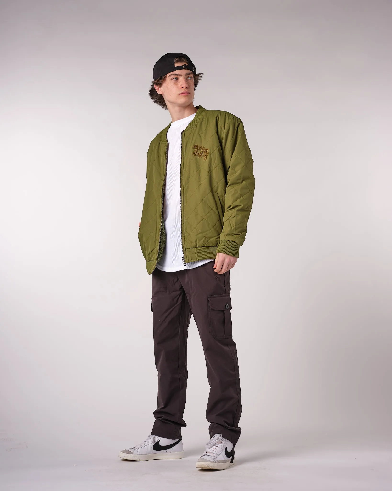 Pinnie Quilted Bomber
