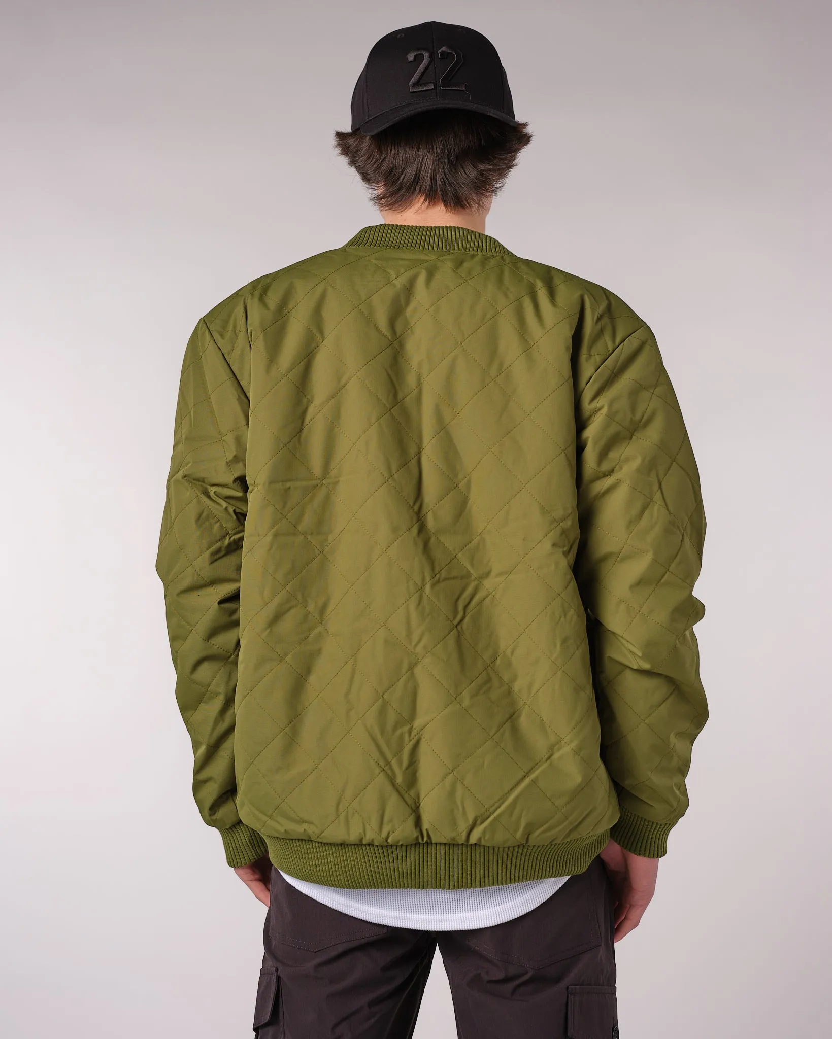 Pinnie Quilted Bomber