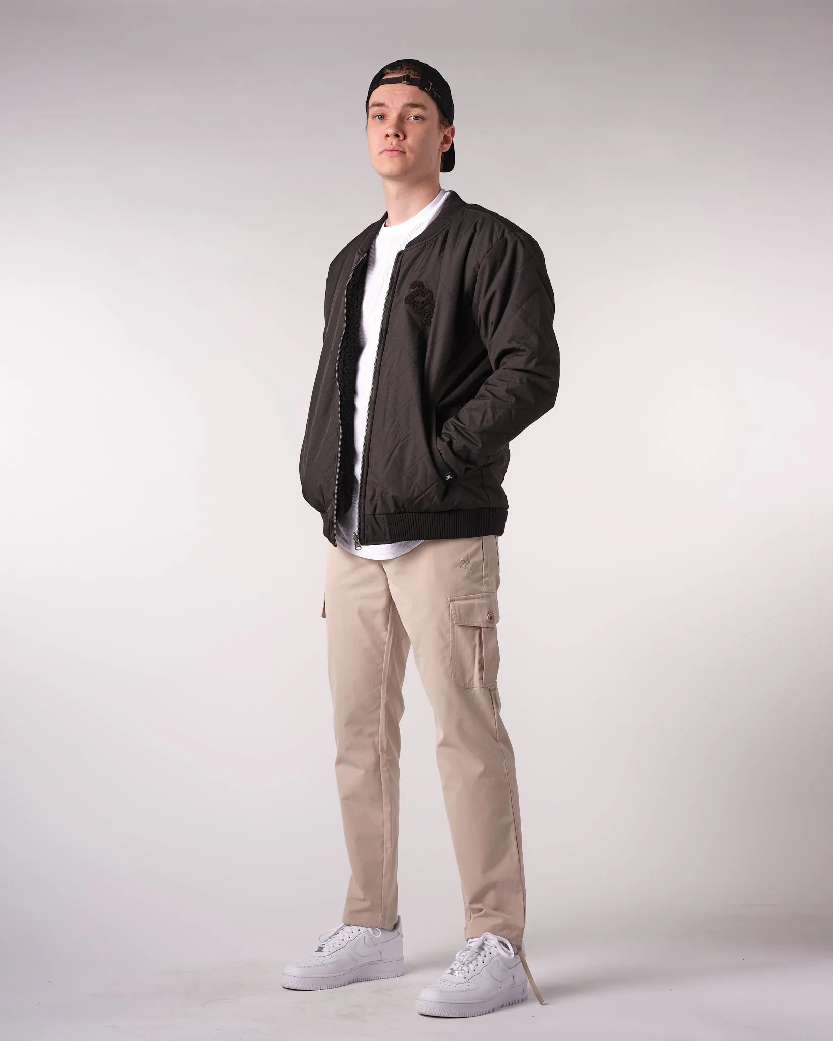 Pinnie Quilted Bomber