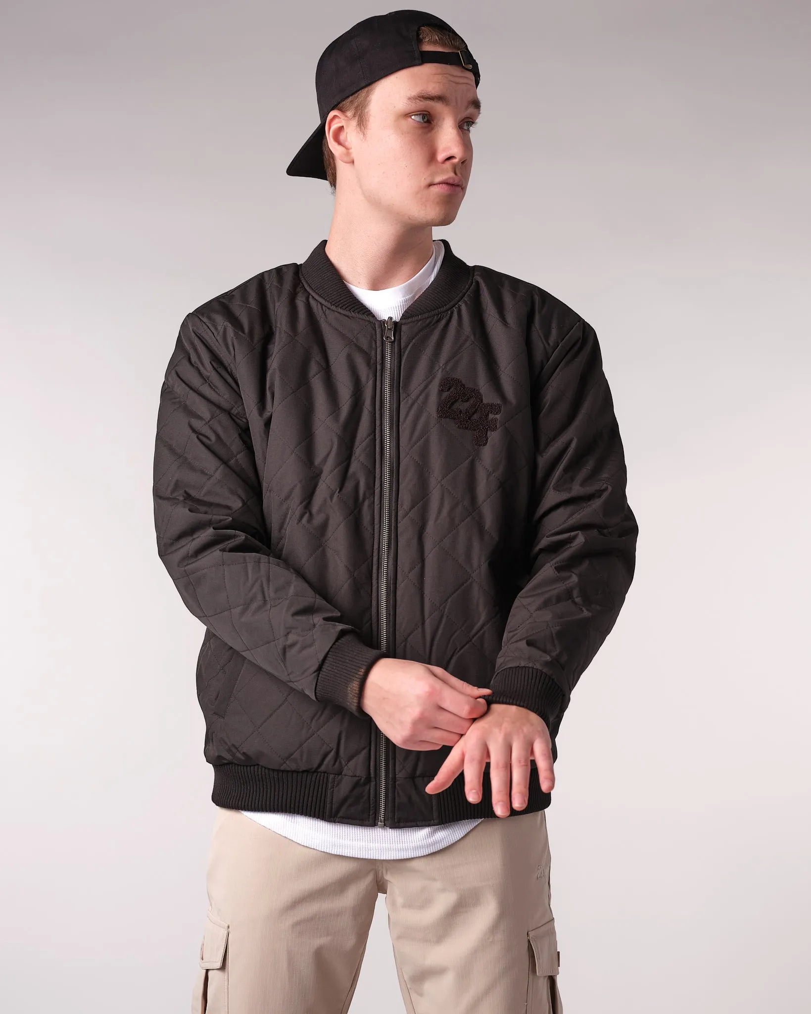 Pinnie Quilted Bomber