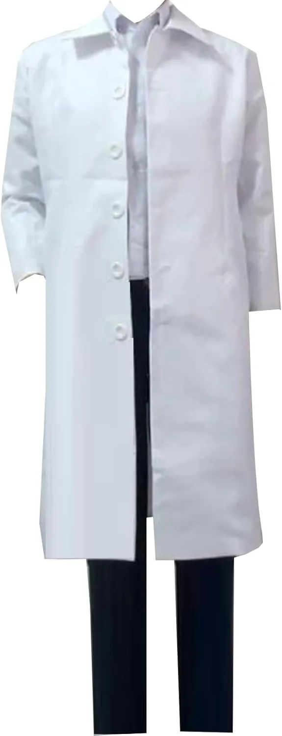 Poetic Walk Anime Costume Mens Suit Cosplay Clear Cloak Suit Scarf Halloween Outfit