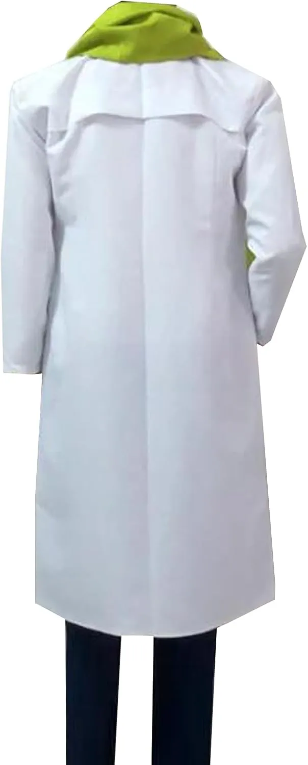 Poetic Walk Anime Costume Mens Suit Cosplay Clear Cloak Suit Scarf Halloween Outfit