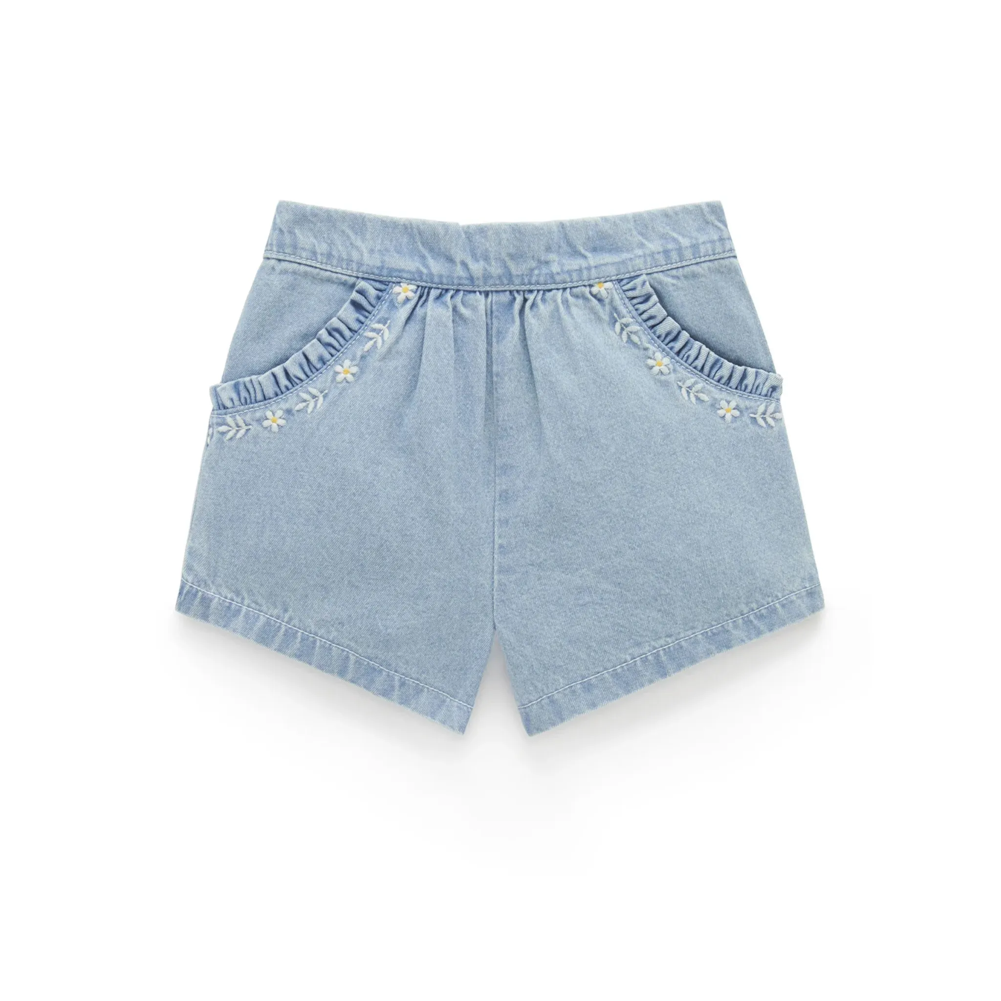 Purebaby Girls Ruffle Shorts