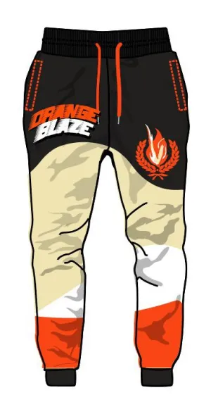 Retro Label Orange Blaze Jogger (Retro 5 Orange Blaze)