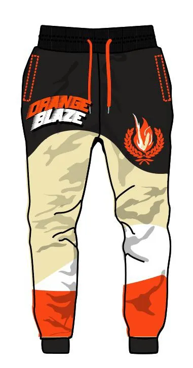 Retro Label Orange Blaze Jogger (Retro 5 Orange Blaze)