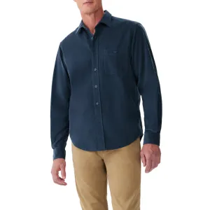 R.M.Williams Classic Mens Shirt - Blue Corduroy