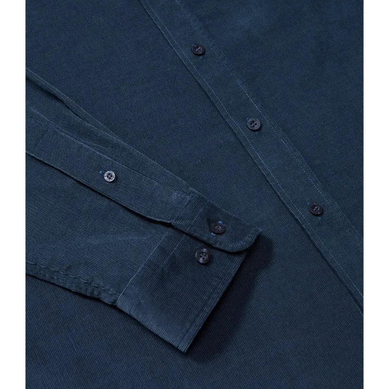R.M.Williams Classic Mens Shirt - Blue Corduroy