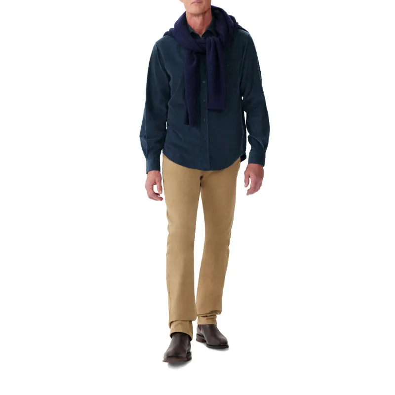 R.M.Williams Classic Mens Shirt - Blue Corduroy