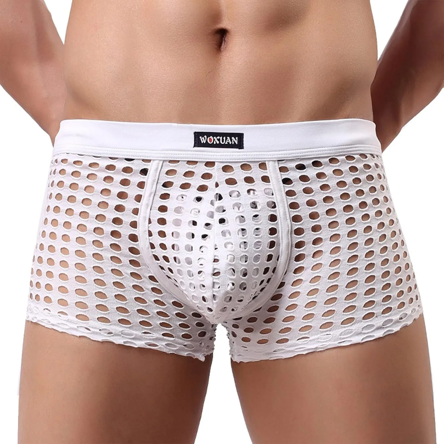 RTTUIOP Boxer Briefs for Men Pack Sexy Workout Coloured Pant Mens Expandable Waist Airoft Trousers Cotton Sheath Shorts