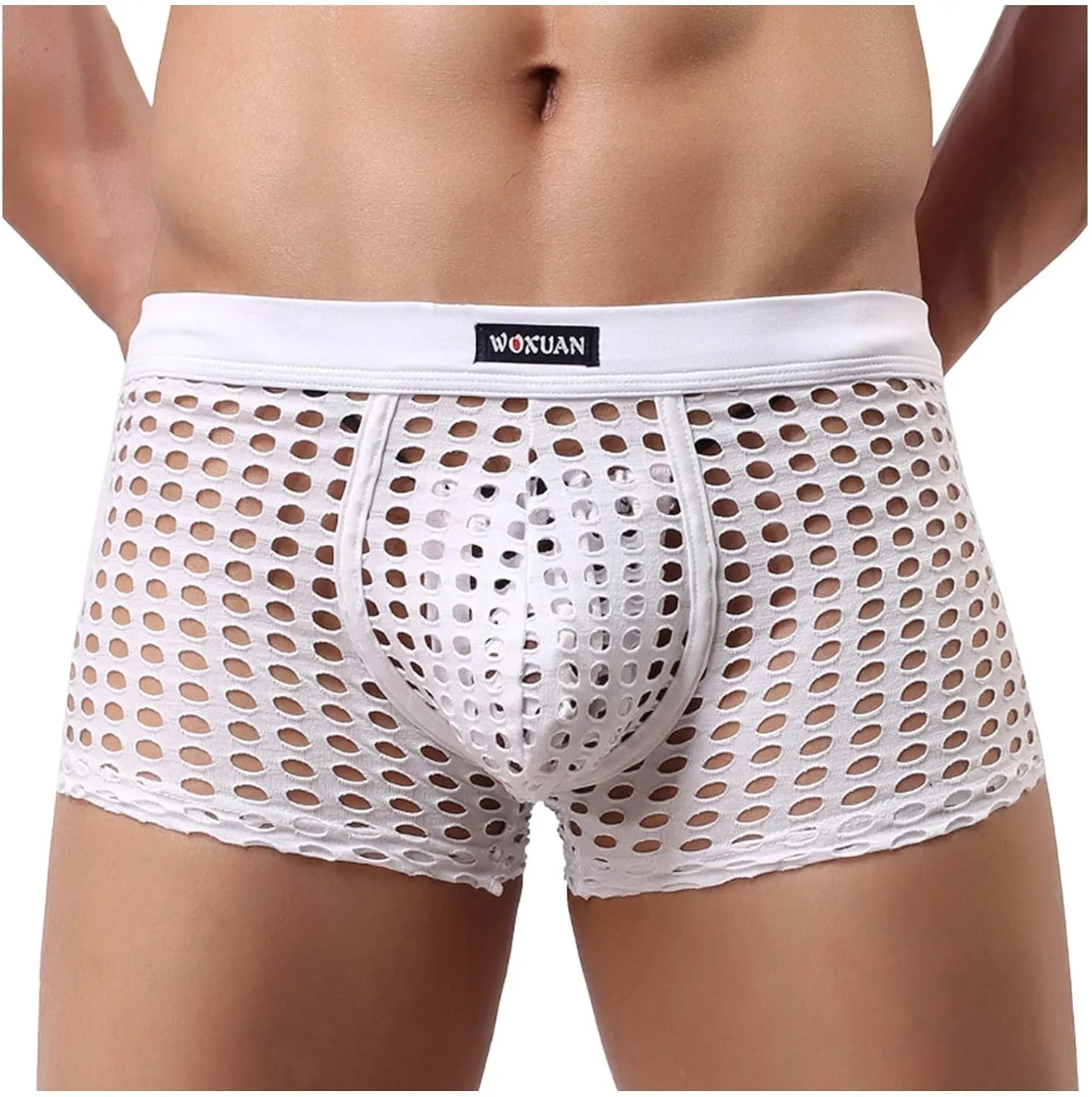 RTTUIOP Boxer Briefs for Men Pack Sexy Workout Coloured Pant Mens Expandable Waist Airoft Trousers Cotton Sheath Shorts