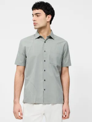 Scribble Dots Leo Short Sleeve Shirt