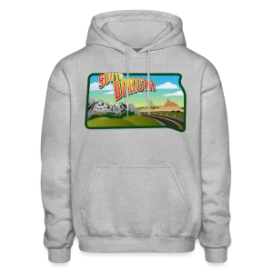 South Dakota Whimsical State Logo Heavy Blend Adult Hoodie