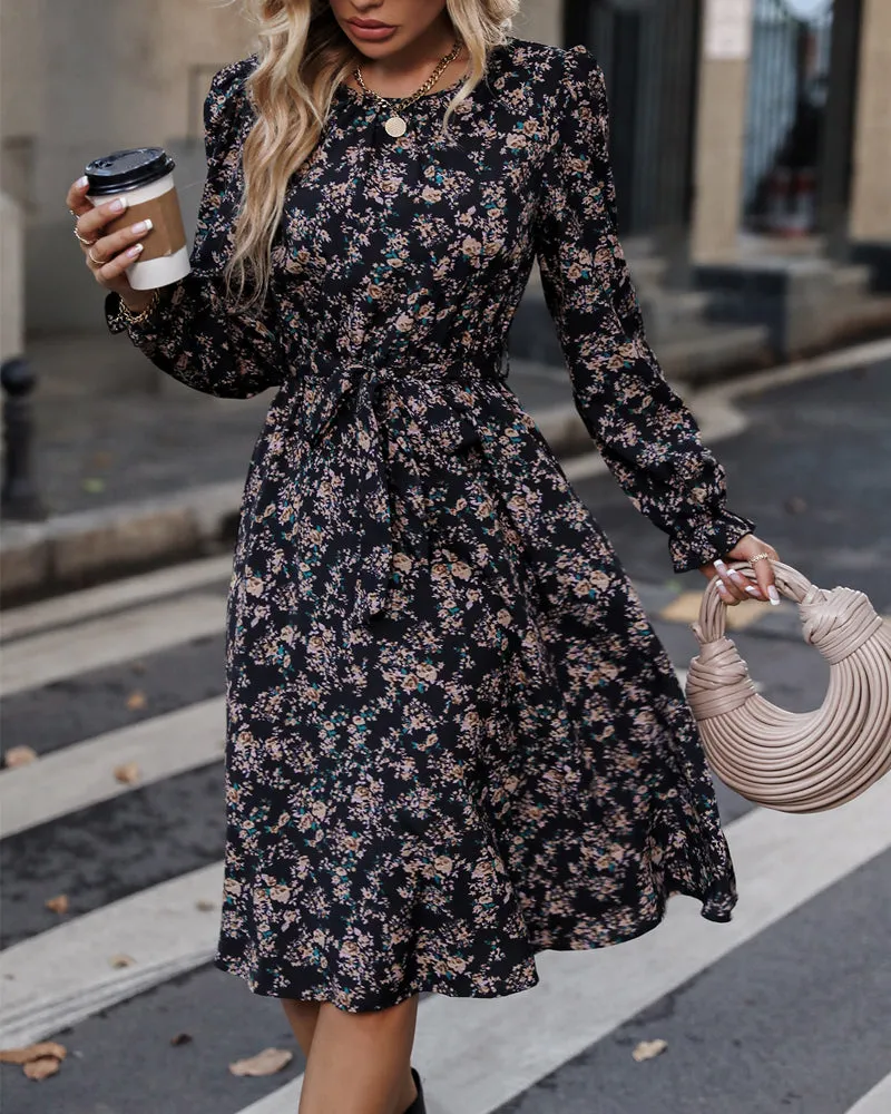 TastyHottie - Floral print elegant dress