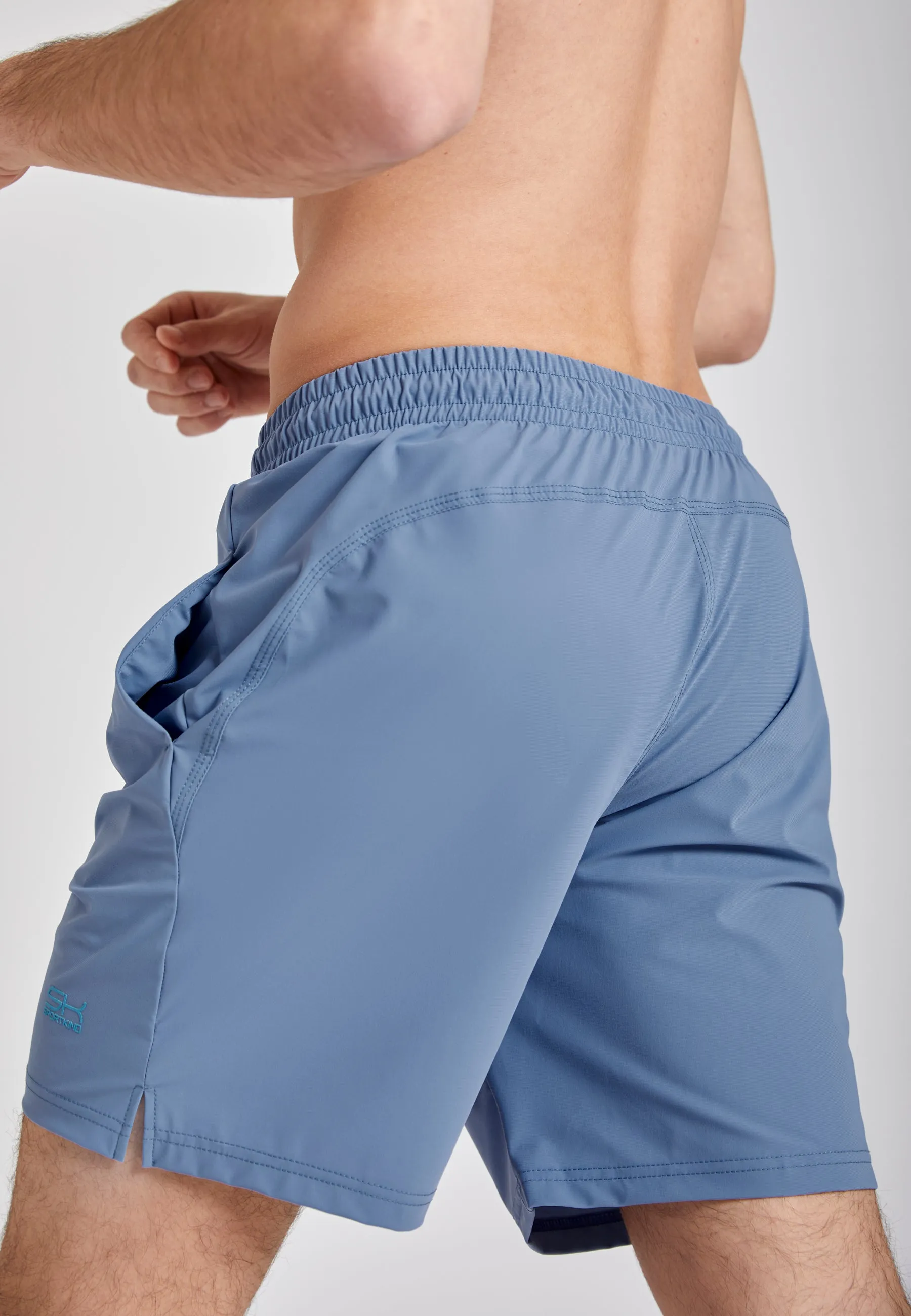 Tennis shorts regular, grey blue