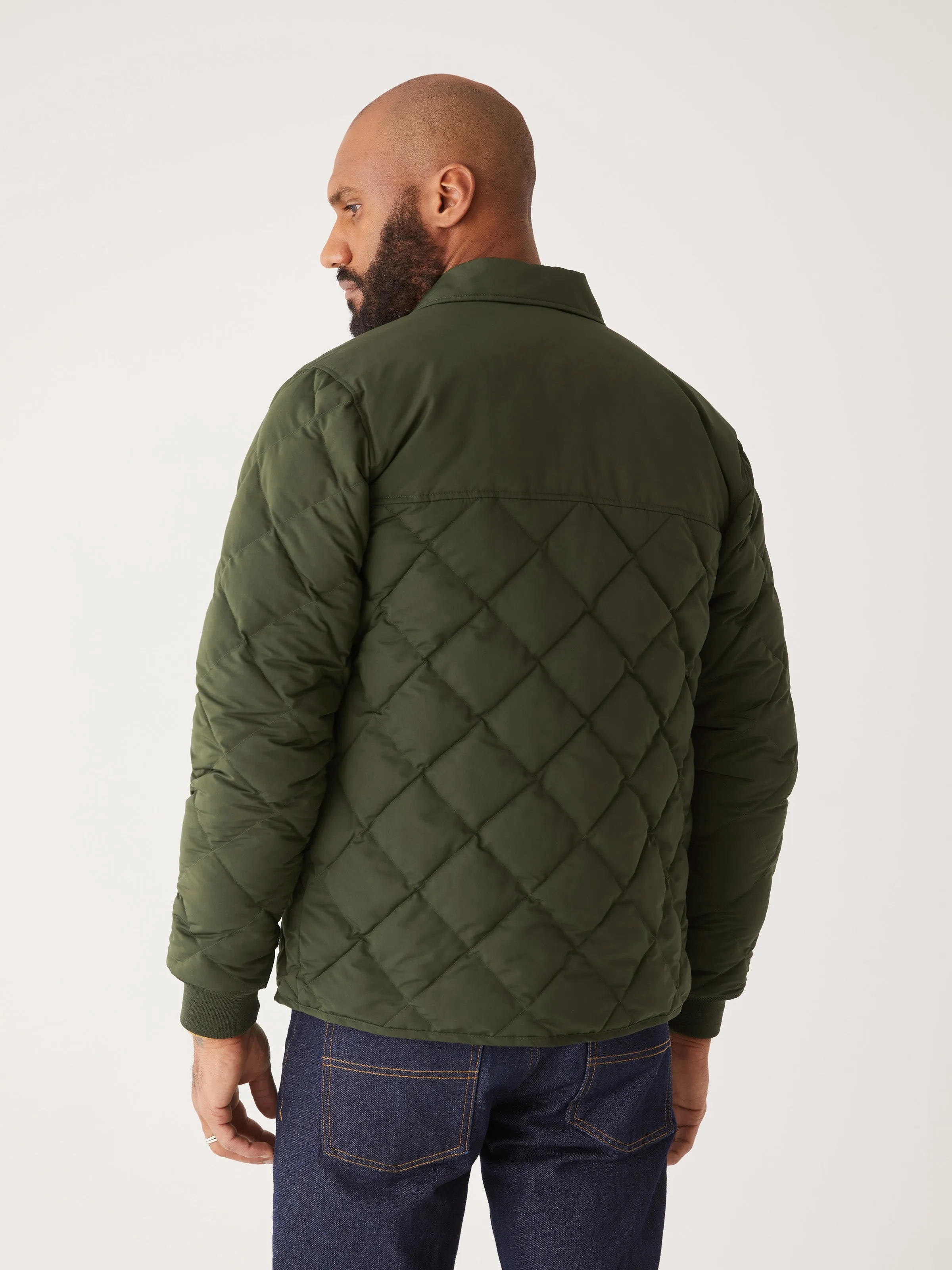 The Skyline Collared Jacket in Rosin