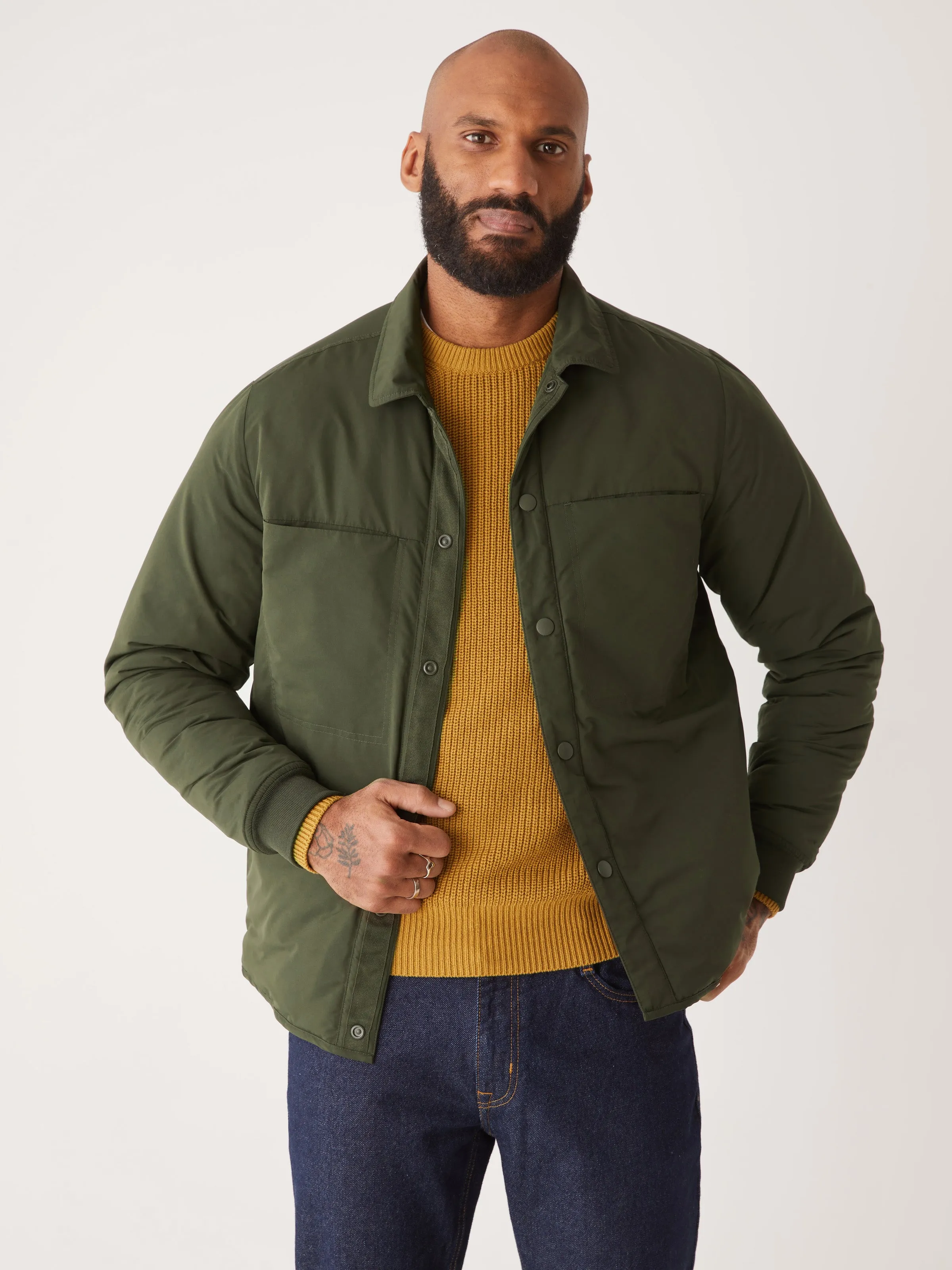 The Skyline Collared Jacket in Rosin
