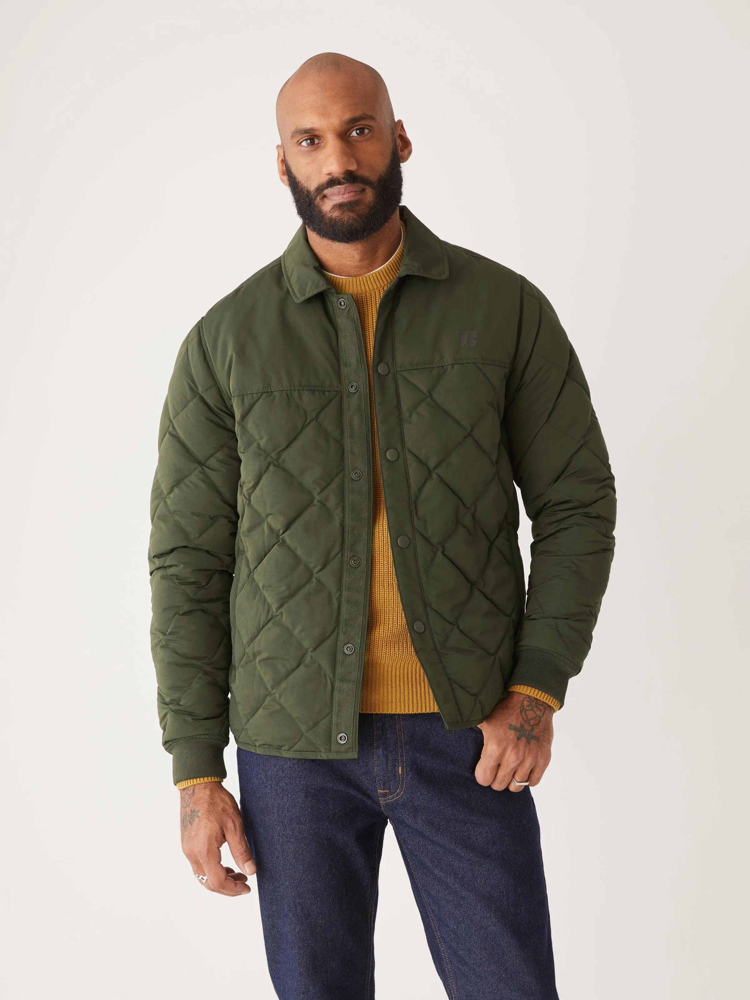 The Skyline Collared Jacket in Rosin