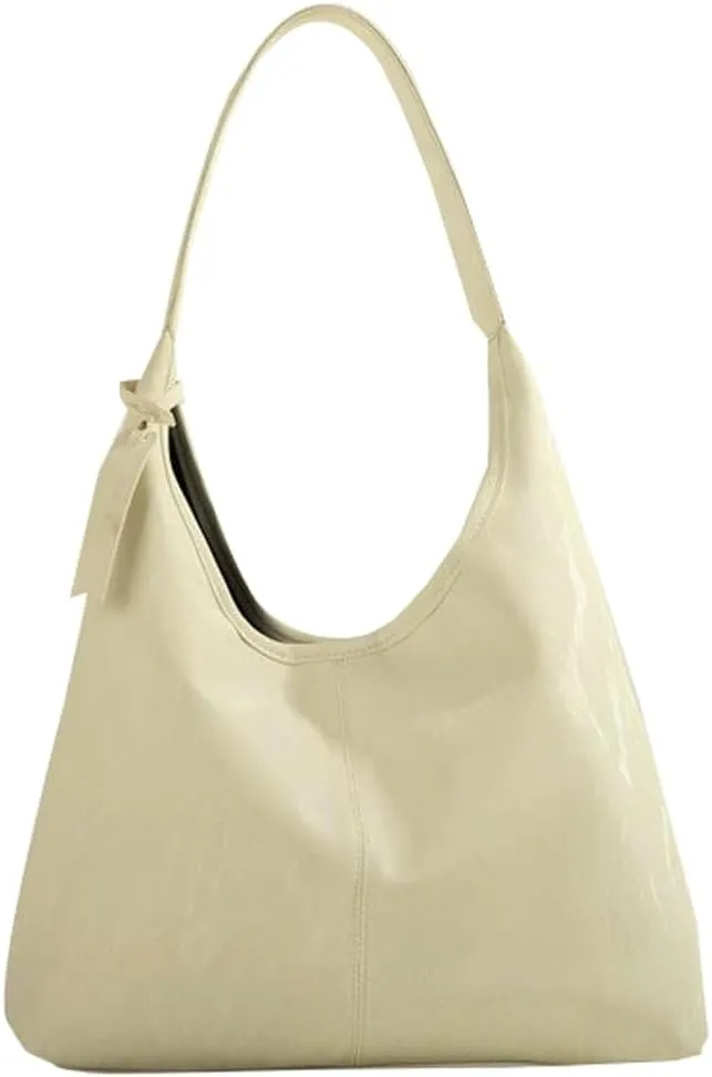 Tote Bag for Women PU Leather Shoulder Bags Slouchy Bag Fashion Large Bucket Purse Handbags Dating Travel Work 2025