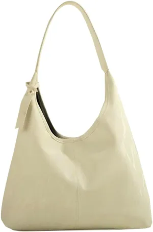 Tote Bag for Women PU Leather Shoulder Bags Slouchy Bag Fashion Large Bucket Purse Handbags Dating Travel Work 2025