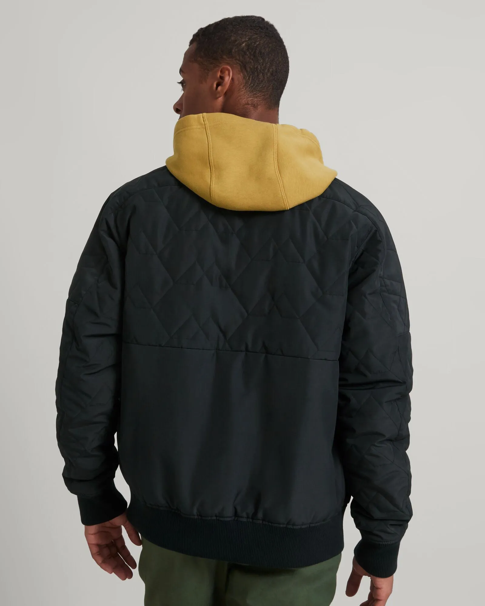TWO-Ways Mns Reversible Bomber - Black