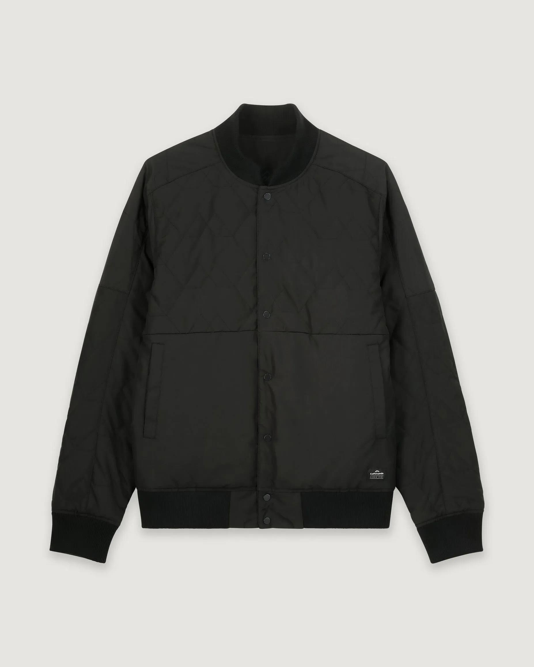 TWO-Ways Mns Reversible Bomber - Black