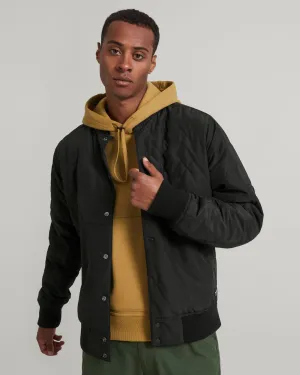 TWO-Ways Mns Reversible Bomber - Black