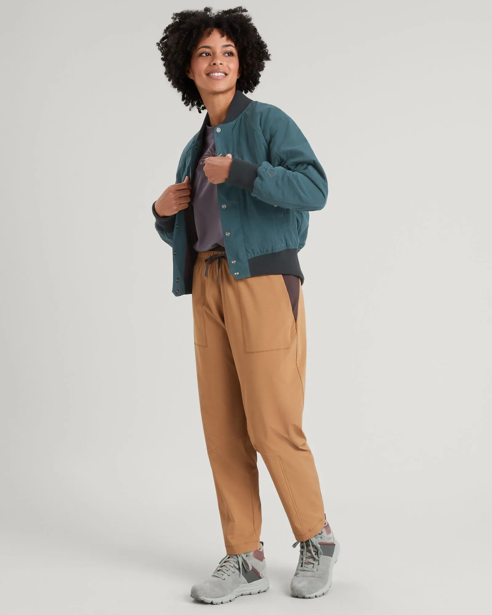 TWO-Ways Wmns Reversible Bomber - Deep Lagoon/Pony
