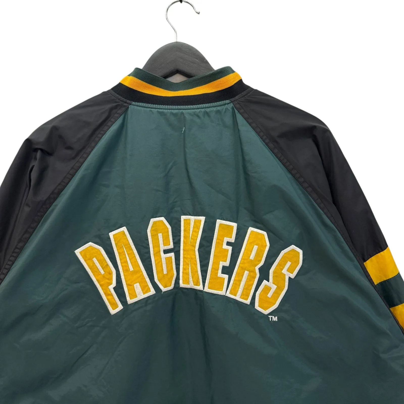 Vintage Green Bay Packers Reversible Bomber Jacket