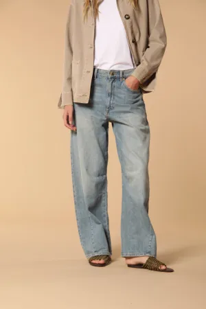 Vivienne 5 tasche donna in denim relaxed fit
