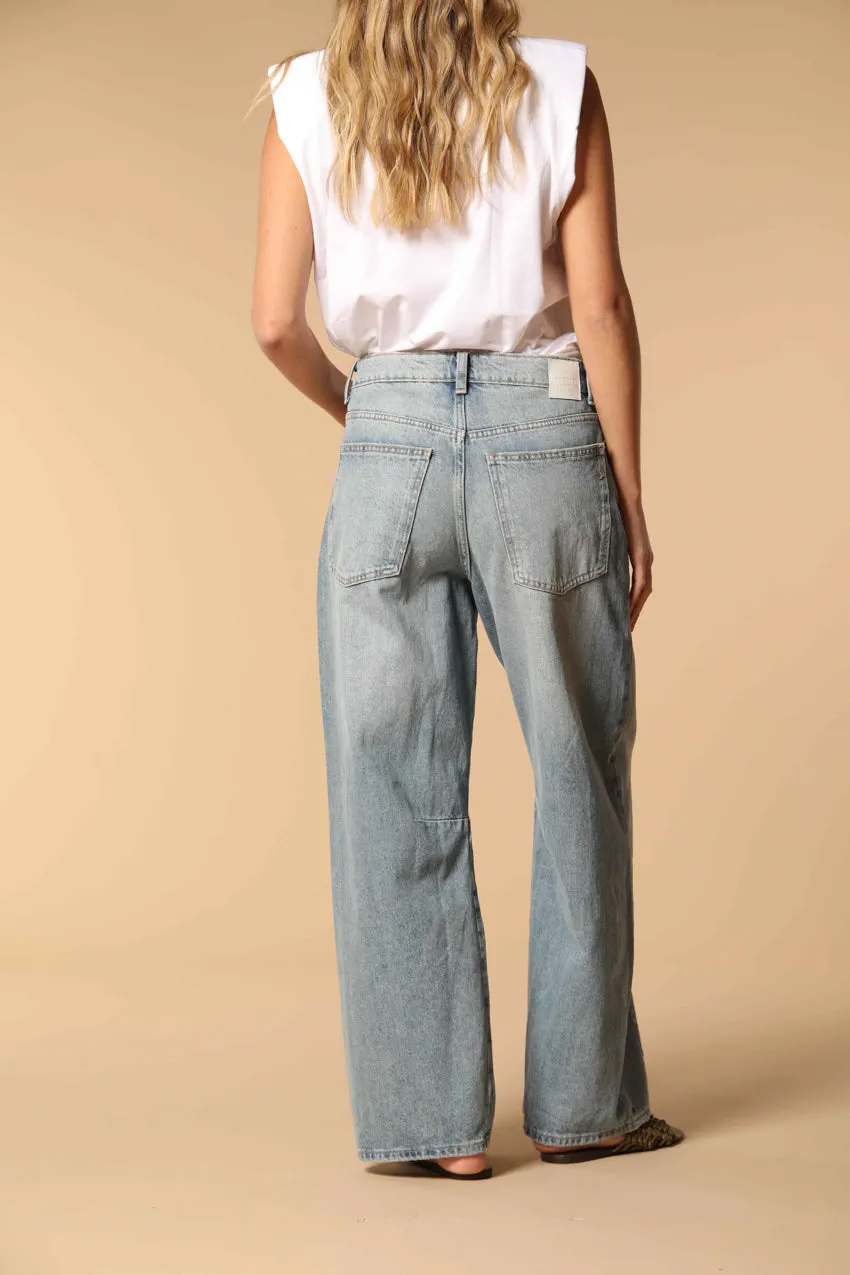 Vivienne 5 tasche donna in denim relaxed fit