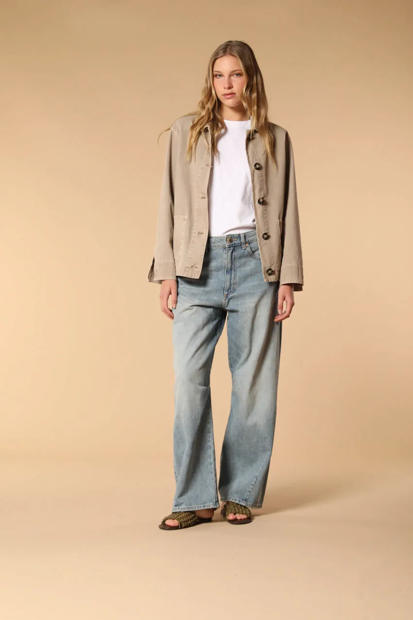 Vivienne 5 tasche donna in denim relaxed fit