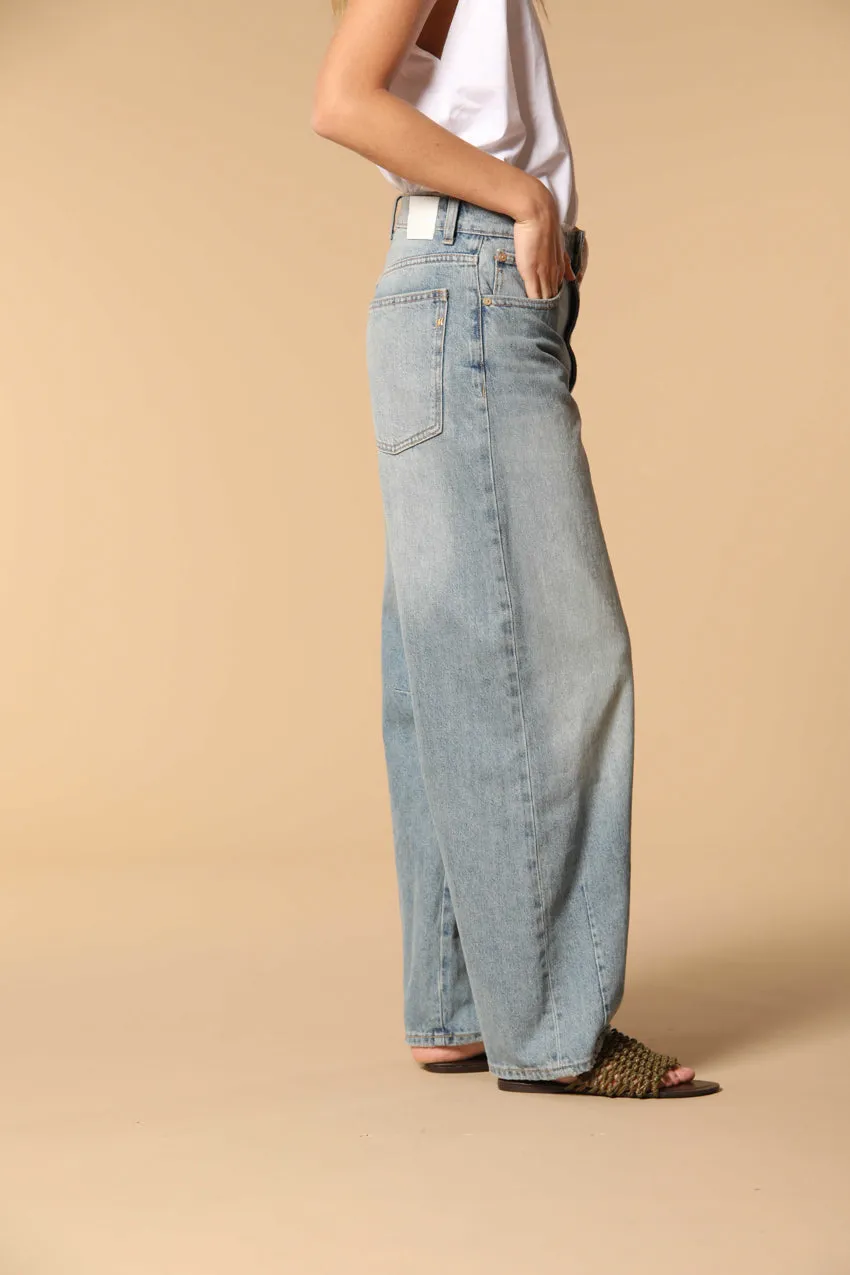 Vivienne 5 tasche donna in denim relaxed fit