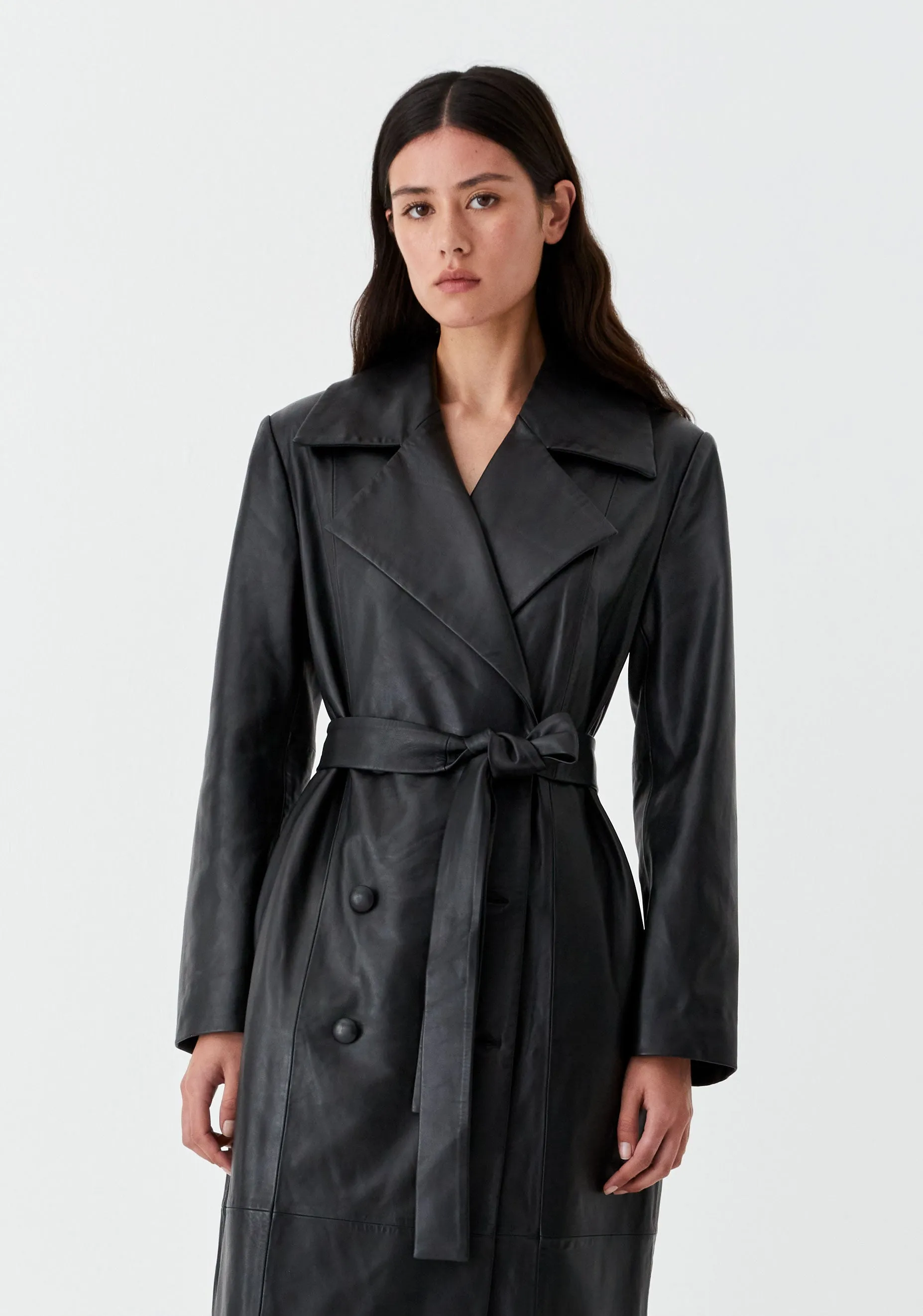 Westley Leather Coat_Black