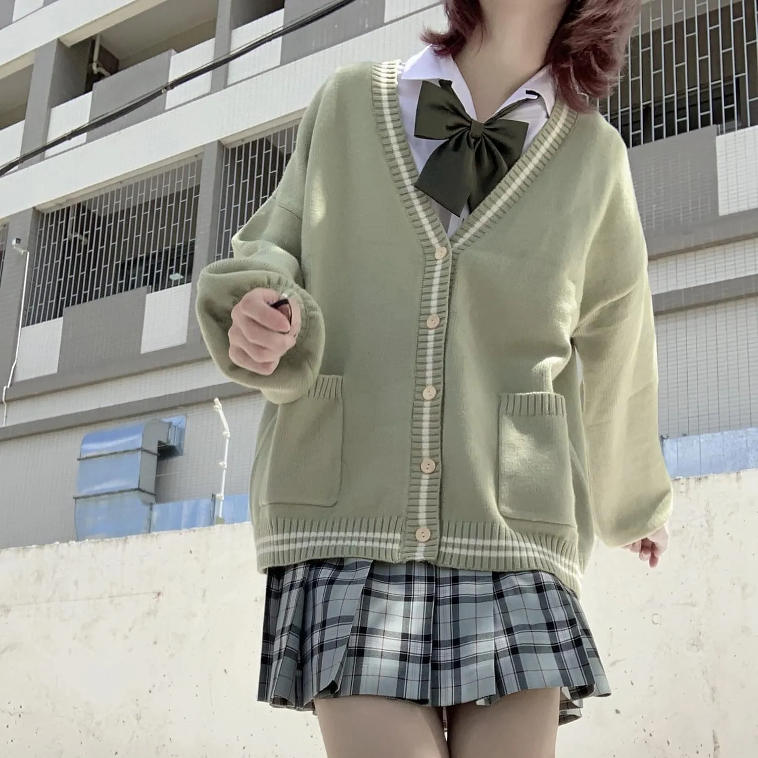 Womens Anime Japanese Cardigan Oversized Cute Sweater S-2XL