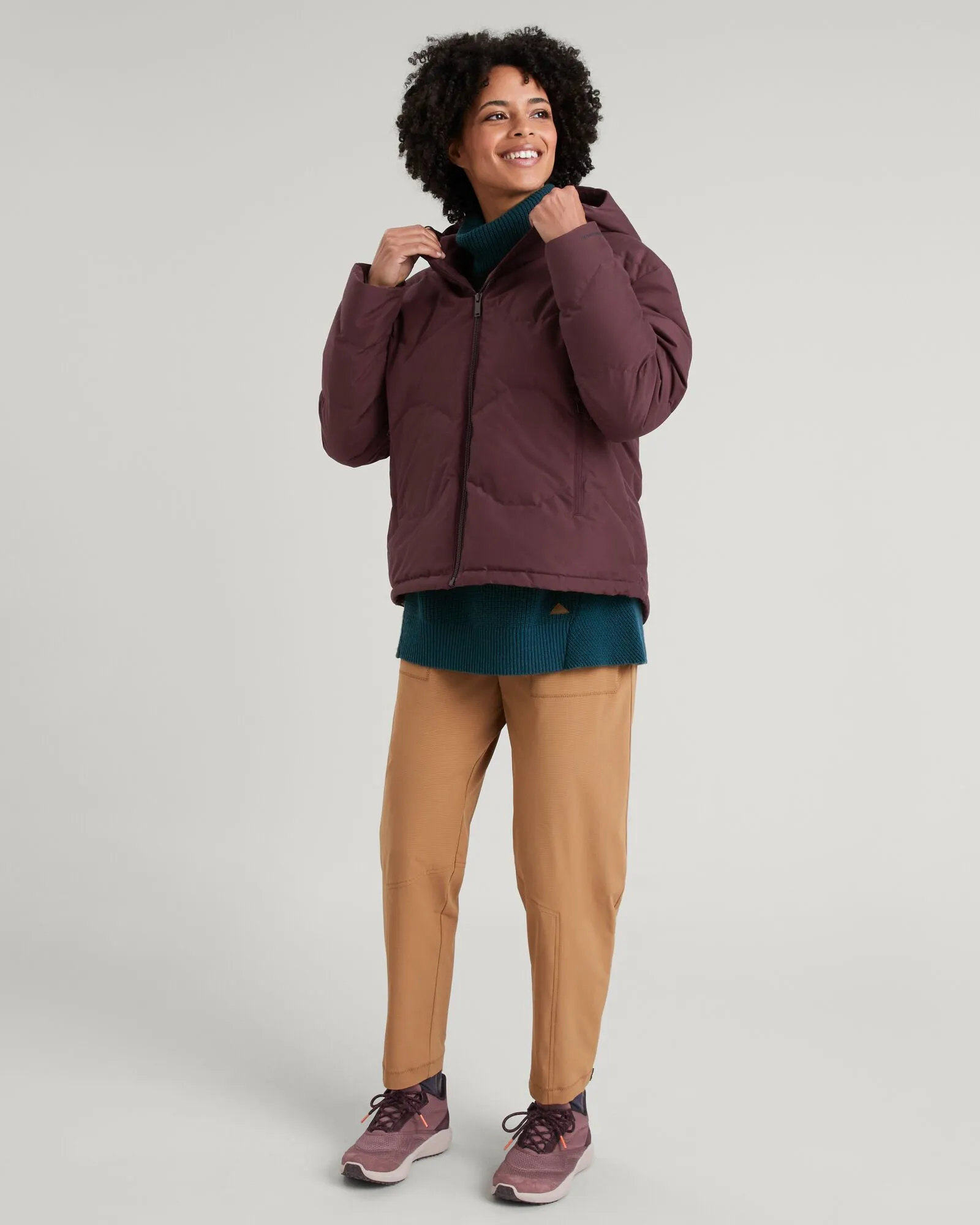 Women's Frisco X Hooded Down Jacket - Pony