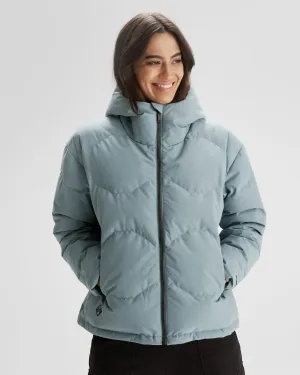 Women's Frisco X Hooded Down Jacket - Vapor