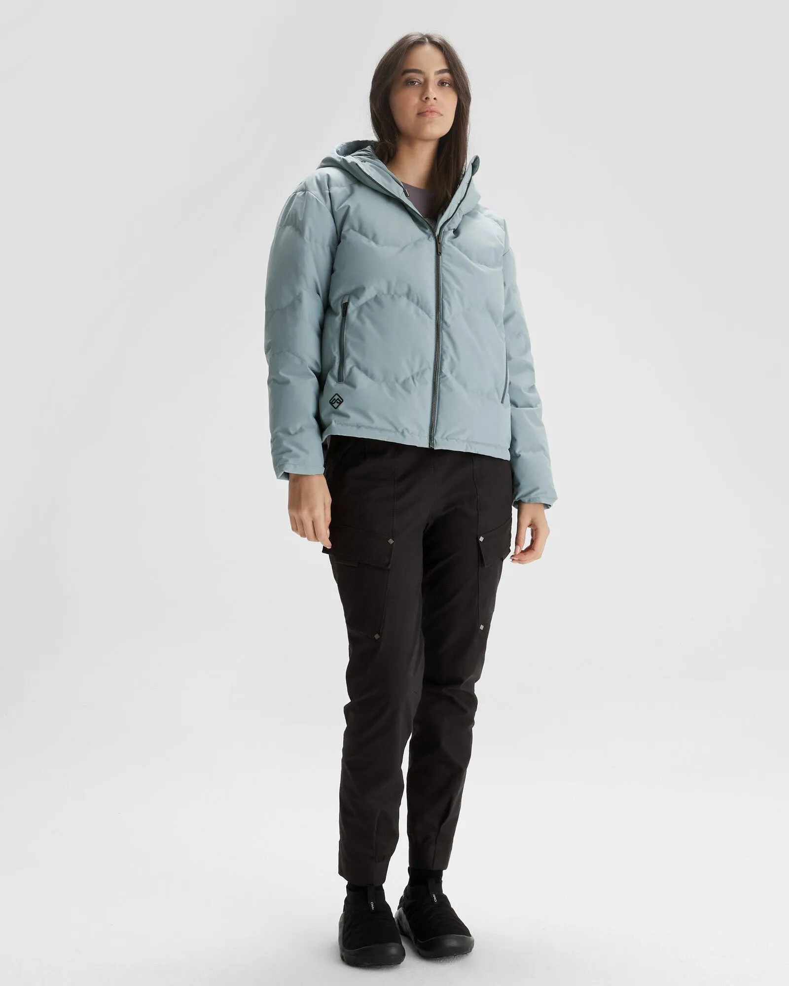 Women's Frisco X Hooded Down Jacket - Vapor