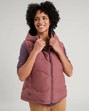 Women's Frisco X Hooded Down Vest - Bliss