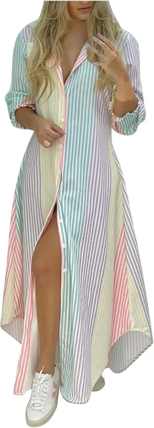 Women's Summer Dresses Holiday Style Feminino Print Casual Plus Size Dress, S