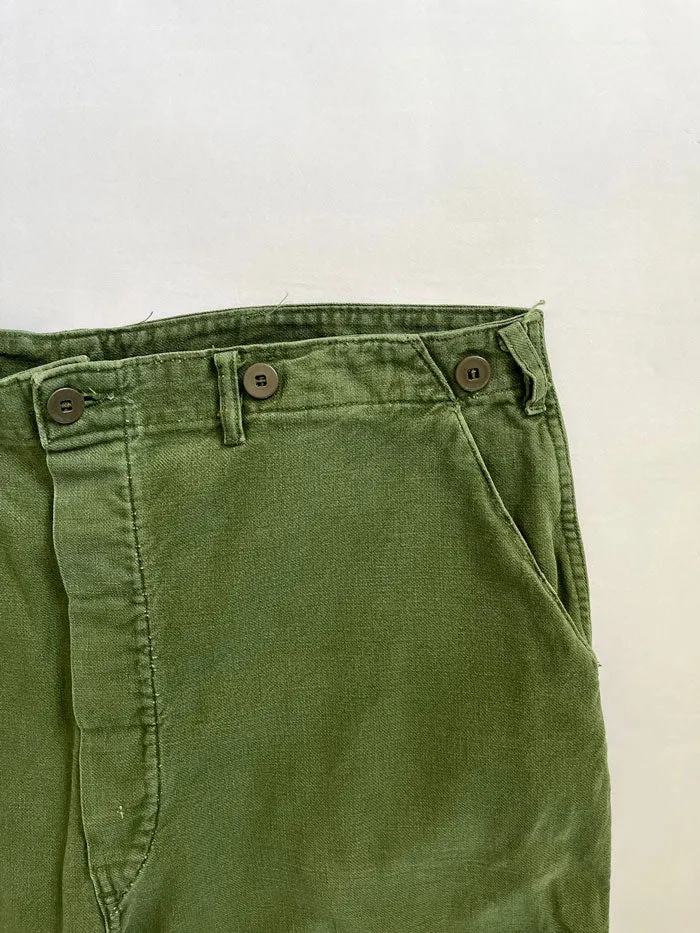 Work pants 1960s Swedish Army 34X34