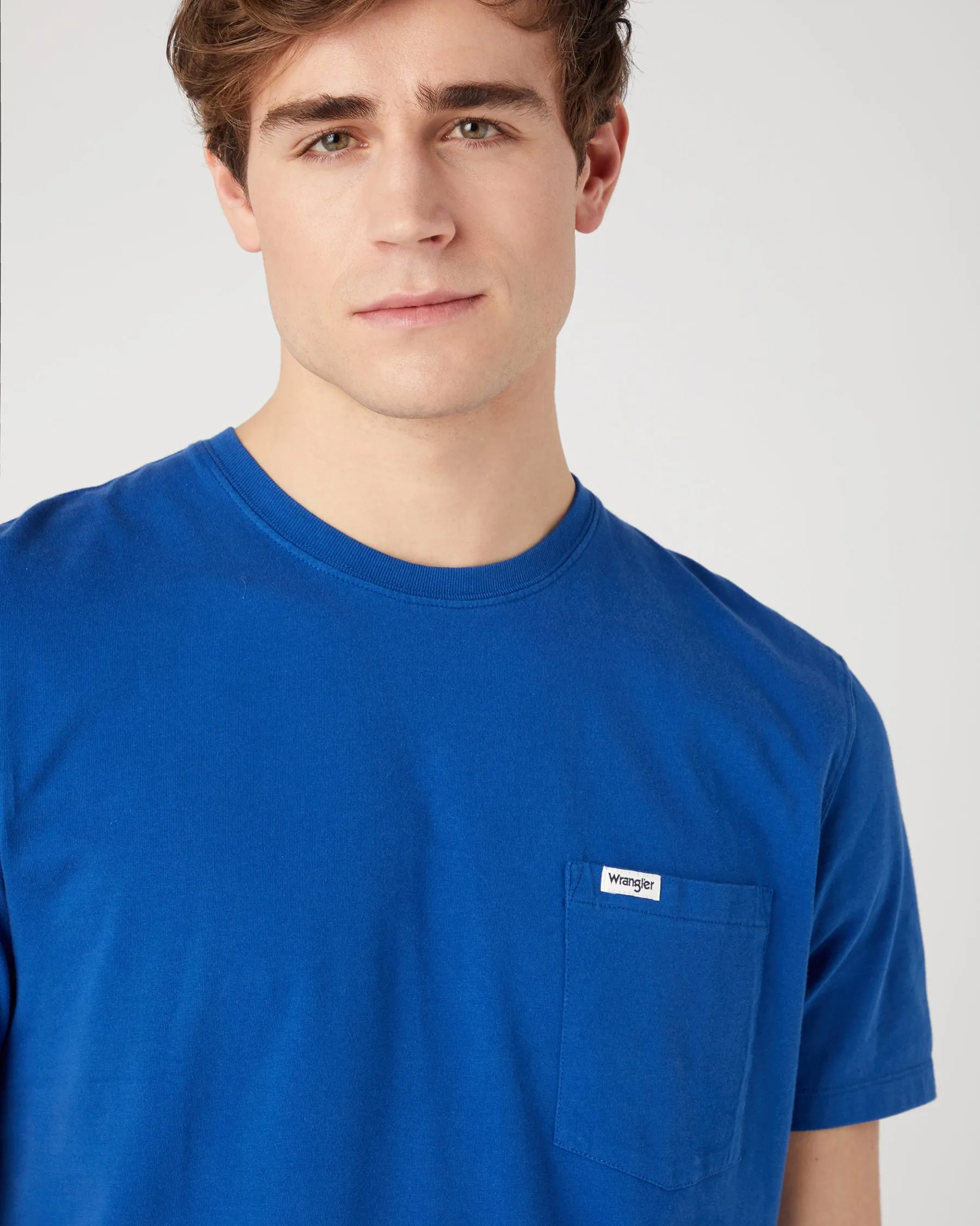 Wrangler Pocket Tee - True Blue