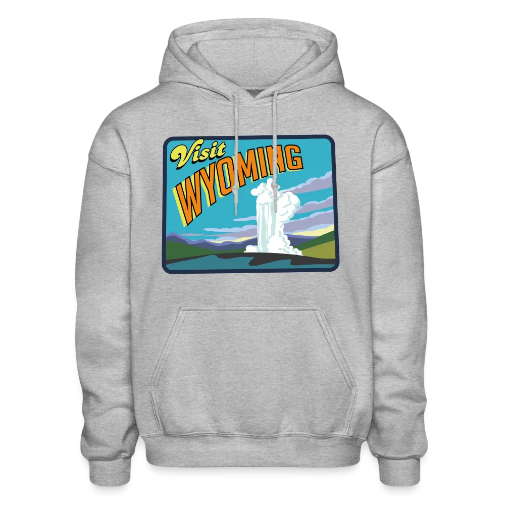 Wyoming Whimsical State Logo Blend Adult Hoodie
