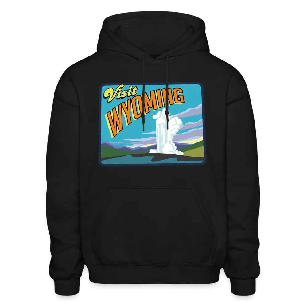 Wyoming Whimsical State Logo Blend Adult Hoodie