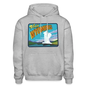 Wyoming Whimsical State Logo Blend Adult Hoodie