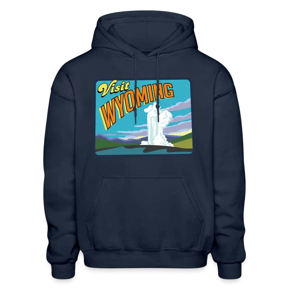 Wyoming Whimsical State Logo Blend Adult Hoodie