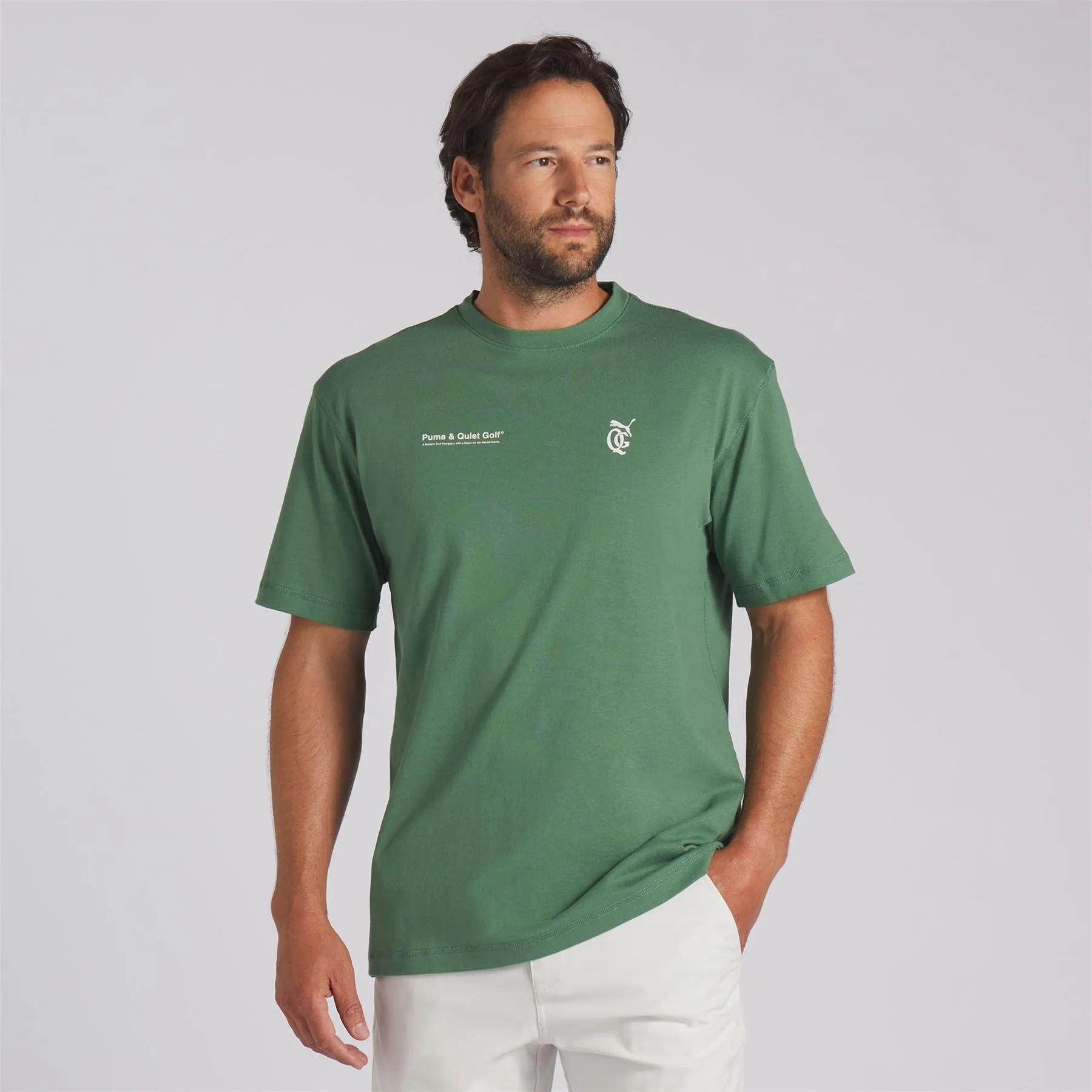 X QGC Modern Graphic Tee Deep Forest - SS24